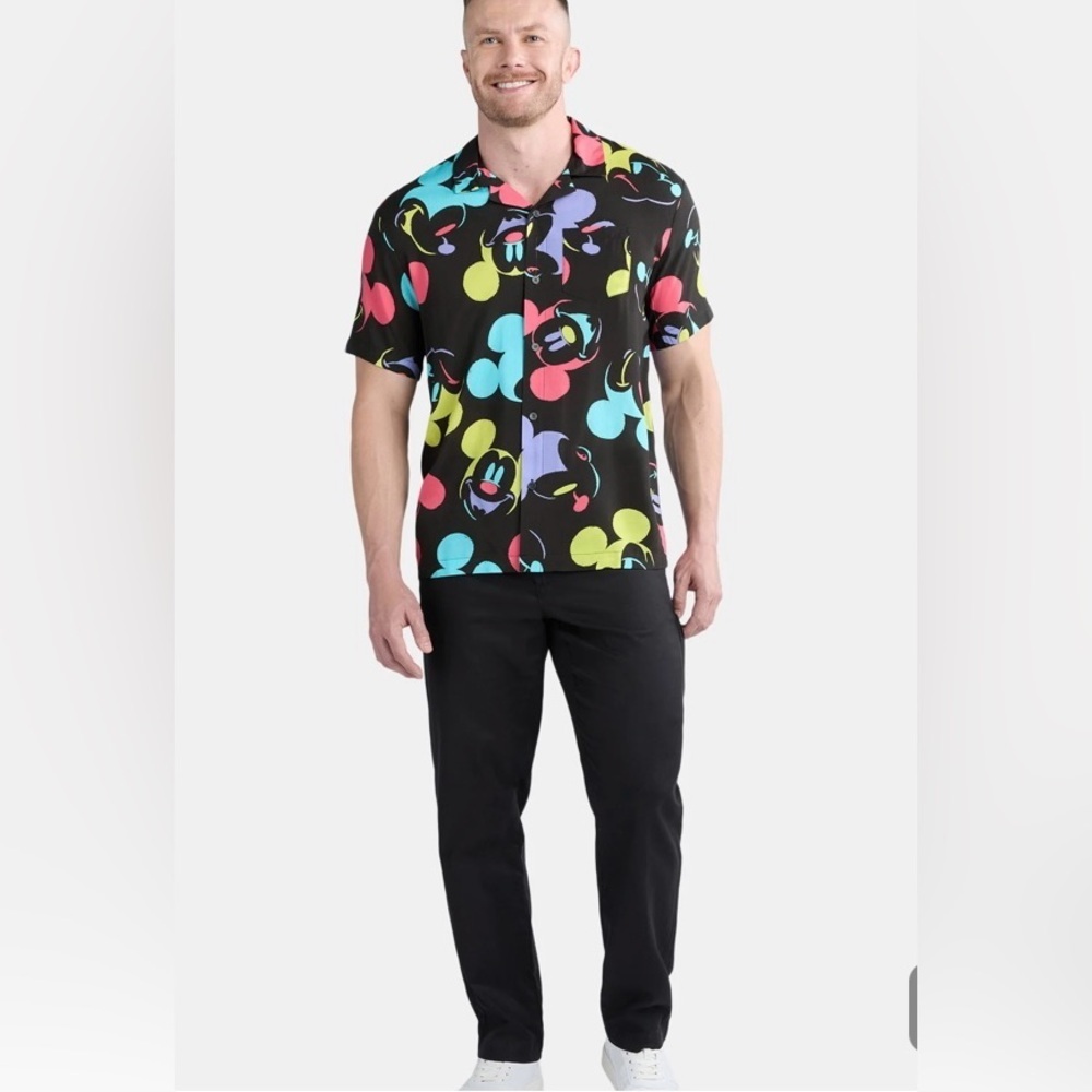Disney Mickey Rayon Button down